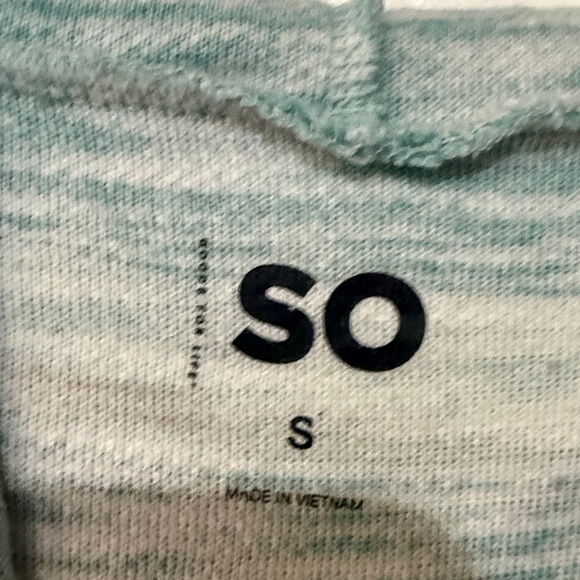 SO Multicolor Striped Lace-Up Hoodie - Picture 3 of 8